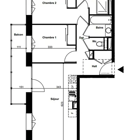 Apartament Neuf 3 Pieces, Vue Piste, Parking Couvert - Fr-1-291-1026 Valmorel